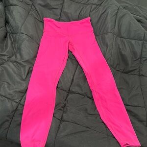 Pink Lululemon leggings